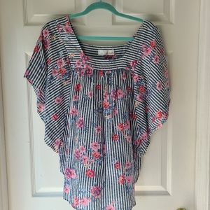 Time and Tru flutter sleeve blouse XL
